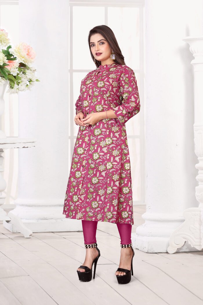 pink kurti