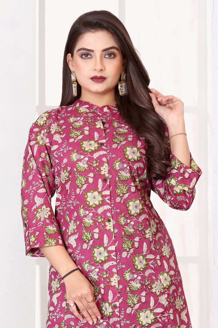 pink kurti