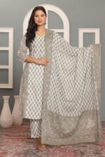 straight cotton kurta pair