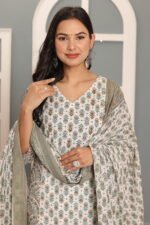 straight cotton kurta pair