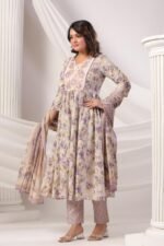 purple kurti