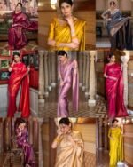 pink saree