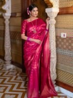 pink saree
