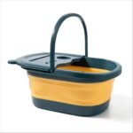 Foot soaking tub massager