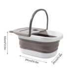 Foot soaking tub massager