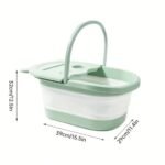 Foot soaking tub massager