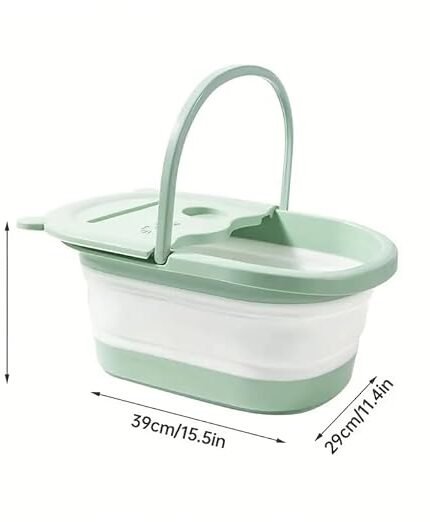 Foot soaking tub massager