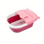 Foot soaking tub massager