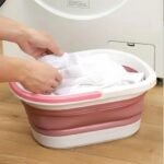 Foot soaking tub massager