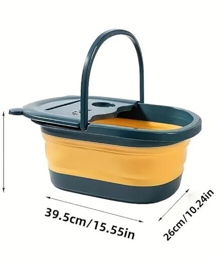 Foot soaking tub massager