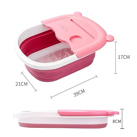 Foot soaking tub massager